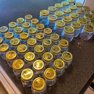 11.6 oz (345ml) PREMIUM GLASS JARS! MADE IN ITALY!